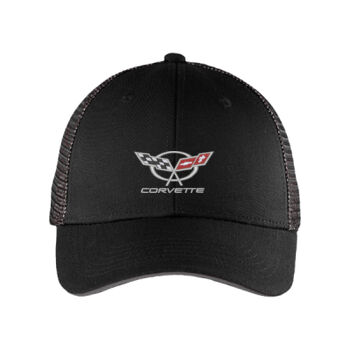 Port Authority Double Mesh Snapback Sandwich Bill Cap Thumbnail