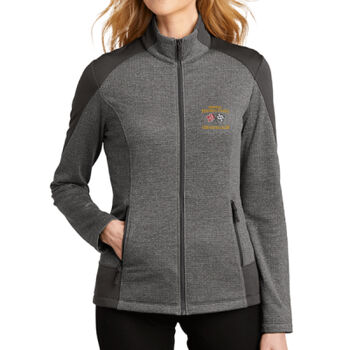 Port Authority Ladies Grid Fleece Jacket Thumbnail